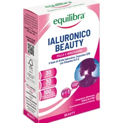 EQUILIBRA IALURONICO BEAUTY PELLE E IDRATAZIONE 30 COMPRESSE INTEGRATORE ALIMENTARE