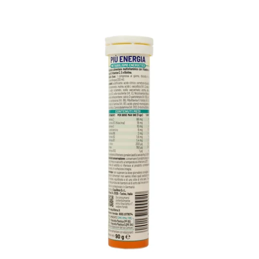 EQUILIBRA INTEGRATORE ALIMENTARE PIU' ENERGIA 20 COMPRESSE EFFERVESCENTI
