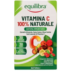 EQUILIBRA INTEGRATORE VITAMINA C 100% NATURALE 30 COMPRESSE MASTICABILI