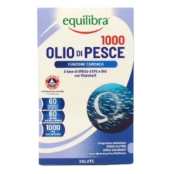 EQUILIBRA OLIO DI PESCE 1000 VEGICAPS 60 PERLE INTEGRATORE ALIMENTARE