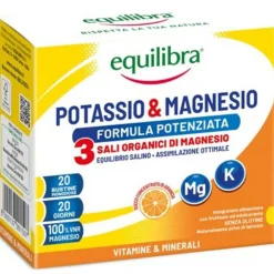 EQUILIBRA POTASSIO & MAGNESIO 20 BUSTE INTEGRATORE ALIMENTARE
