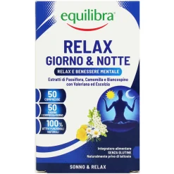 EQUILIBRA RELAX GIORNO e NOTTE 50 COMPRESSE INTEGRATORE ALIMENTARE