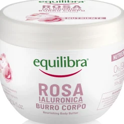 EQUILIBRA ROSA IALURONICA BURRO CORPO NUTRIENTE VASO 300 ML