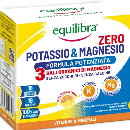 EQUILIBRA ZERO POTASSIO & MAGNESIO 18 BUSTINE INTEGRATORE ALIMENTARE