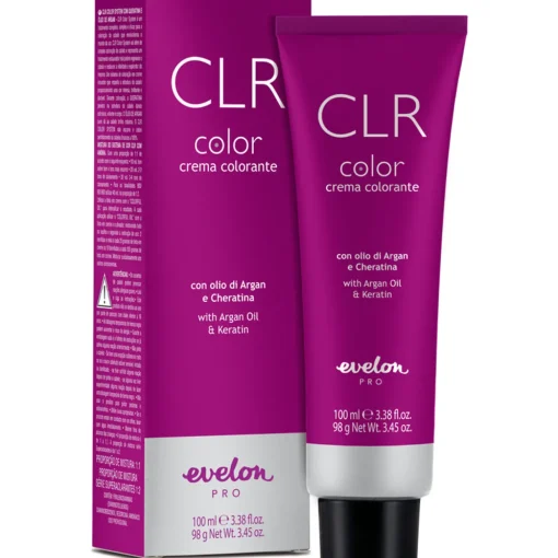 EVELON PRO CLR COLOR CREMA COLORANTE CON OLIO DI ARGAN E CHERATINA 1.0 NERO TUBO 100 ML