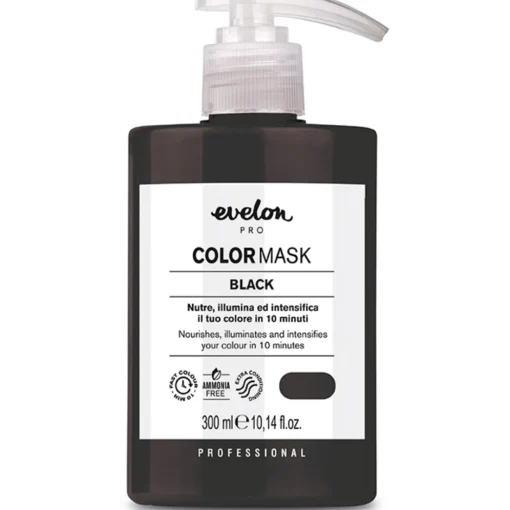 EVELON PRO COLOR MASK 10 MINUTI BLACK SENZA AMMONIACA 300 ML