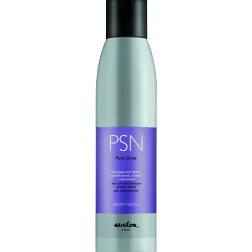EVELON PRO PSN SHAMPOO PURE SILVER ANTI-GIALLO CAPELLI BIONDI, BIANCHO e DECOLORATI 500 ML