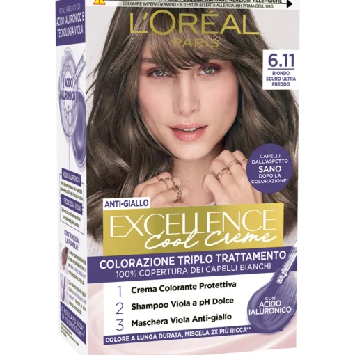 EXCELLENCE COOL CREME N.6.11 BIONDO SCURO ULTRA FREDDO