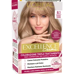 EXCELLENCE CREME N.8.1 BIONDO CHIARO CENERE