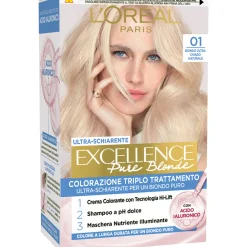 EXCELLENCE CREME PURE BLONDE N.01 BIONDO ULTRA CHIARO NATURALE