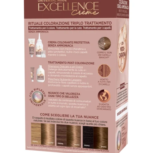 EXCELLENCE CREME UNIVERSAL NUDE SENZA AMMONIACA N.7U BIONDO UNIVERSALE