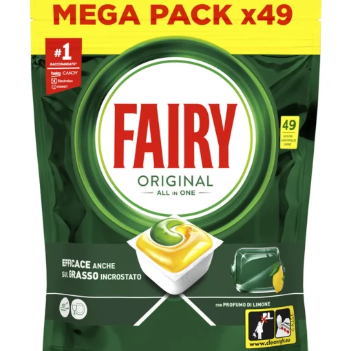 FAIRY TUTTOin1 ORIGINAL 49 CAPS LAVASTOVIGLIE AL LIMONE