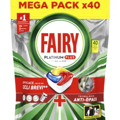 FAIRY TUTTOin1 PLATINUM PLUS 40 CAPS LAVASTOVIGLIE AL LIMONE