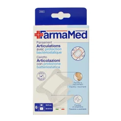 FARMAMED 6 CEROTTI ARTICOLAZIONI CON BATTERIOSTATICO 2 FORMATI MEDIUM  E EXTRALARGE