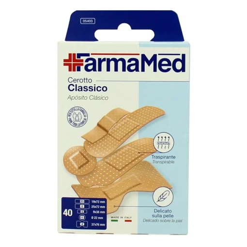 FARMAMED 40 CEROTTI CLASSICO 5 FORMATI ASSORTITI