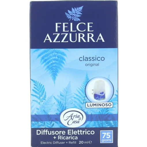 FELCE AZZURRA ARIA DI CASA DIFFUSORE ELETTRICO + RICARICA CLASSICO 20 ML