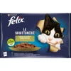 FELIX LE GHIOTTONERIE 4 BUSTE DA 85 GRAMMI  2 SALMONEeZUCCHINE 2 TROTAeFAGIOLINI