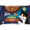 FELIX SENSATIONS JELLIES 4 BUSTE DA 85 GRAMMI 2 ANATRA 2 AGNELLO
