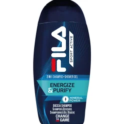 FILA SPORT ACTIVE 2 IN 1 SHAMPOO & SHOWER GEL ENERGIZE & PURIFY 250 ML