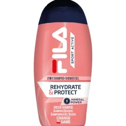 FILA SPORT ACTIVE 2 IN 1 SHAMPOO & SHOWER GEL REHYDRATE & PROTECT 250 ML