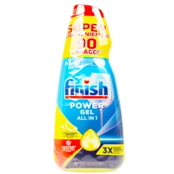 FINISH GEL PER LAVASTOVIGLIE POWER LEMON 90 LAVAGGI (ML 600 x 3 PEZZI)