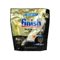 FINISH PASTIGLIE PER LAVASTOVIGLIE ULTIMATE PLUS ALL IN 1 22 TABS LIMONE