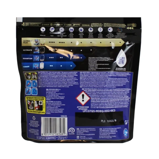 FINISH PASTIGLIE PER LAVASTOVIGLIE ULTIMATE PLUS ALL IN 1 14 TABS LIMONE