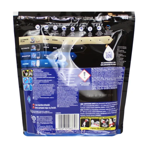 FINISH PASTIGLIE PER LAVASTOVIGLIE ULTIMATE ALL IN 1 25 TABS LIMONE