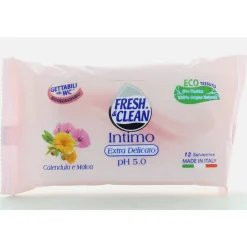 FRESH & CLEAN DETERGENTE INTIMO EXTRA DELICATO 12 SALVIETTE CALENDULA POCKET