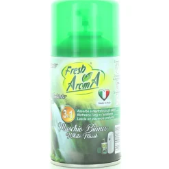 FRESH AROMA DEO MATIC RICARICA SPRAY MUSCHIO BIANCO 250 ML    (PER DIFFUSORE AUTOMATICO)