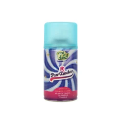 FRESH AROMA DEODORANTE MATIC PAN DI ZUCCHERO ARANCIA CANDITA CARAMELLO VANIGLIA RICARICA SPRAY 250 ML