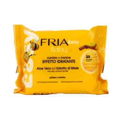 FRIA BABY EASY 20 SALVIETTE EFFETTO IDRATANTE CON ALOE VERA ED ESTRATTO DI MIELE