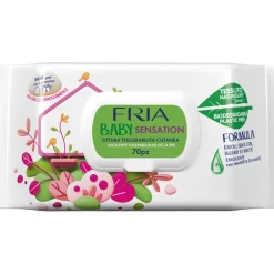 FRIA SALVIETTE BABY SENSATION EMOLLIENTE CON BURRO DI KARTITE' 70 PZ.