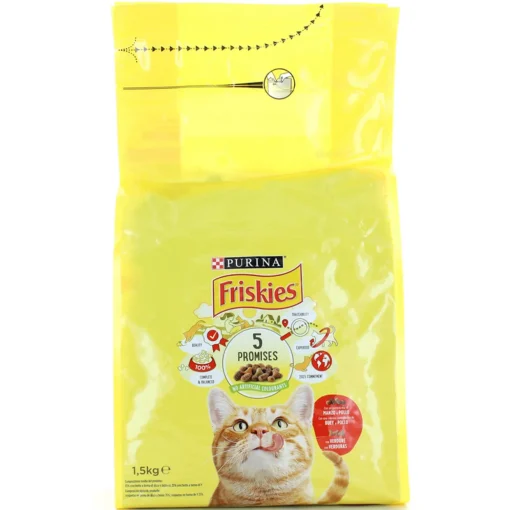 FRISKIES GATTI CROCCHETTE MANZO-POLLO-VERDURE 1,5 KG