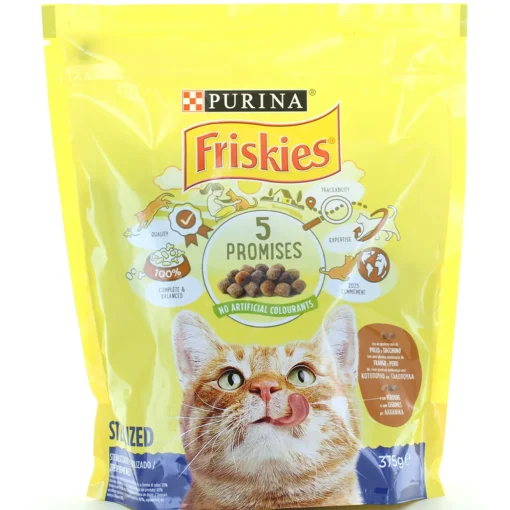 FRISKIES GATTI STERILIZZATI CROCCHETTE POLLO-TACCHINO-VERDURE 375 GRAMMI