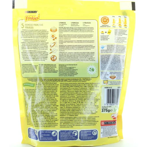FRISKIES GATTI STERILIZZATI CROCCHETTE POLLO-TACCHINO-VERDURE 375 GRAMMI