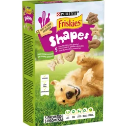 FRISKIES SHAPES BISCOTTI CANE IN 5 VARIETA E FORME SCATOLA 800 GRAMMI