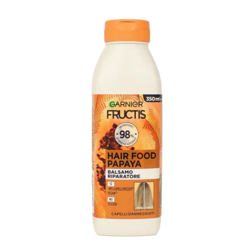 FRUCTIS BALSAMO HAIR FOOD PAPAYA RIPARATRICE CAPELLI DANNEGGIATI 350 ML