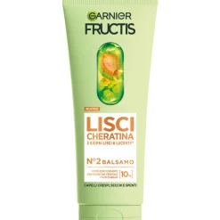FRUCTIS BALSAMO LISCI CHERATINA N°2 CAPELLI CRESPI, SECCHI E SPENTI TUBO 200 ML