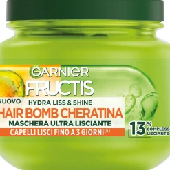 FRUCTIS MASCHERA ULTRA LISCIANTE HAIR BOMB CHERATINA PER CAPELLI LISCI 320 ML