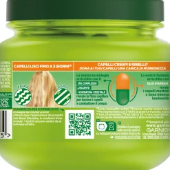 FRUCTIS MASCHERA ULTRA LISCIANTE HAIR BOMB CHERATINA PER CAPELLI LISCI 320 ML