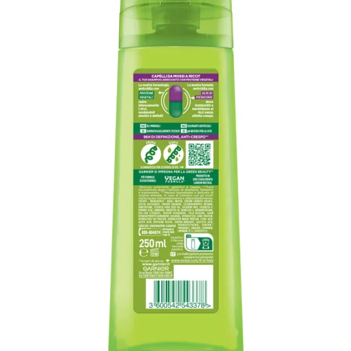 FRUCTIS SHAMPOO DEFINIZIONE HYDRA RICCI CAPELLI DA MOSSI A RICCI 250 ML