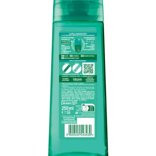 FRUCTIS SHAMPOO IDRATANTE ALOE HYDRA BOMB CAPELLI DISIDRATATI 250 ML.