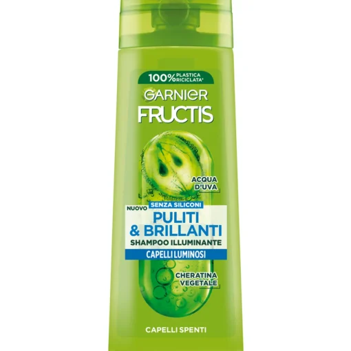 FRUCTIS SHAMPOO ILLUMINANTE PULITI E BRILLANTI PER CAPELLI SPENTI 250 ML