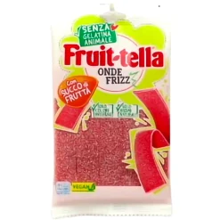 FRUIT-TELLA ONDE FRIZZ SENZA GLUTINE ANIMALE  GUSTO FRAGOLA BUSTA 145 GRAMMI