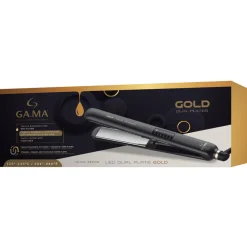 GAMA PIASTRA CAPELLI GOLD DUAL PLATES CERAMIC OIL PLATE