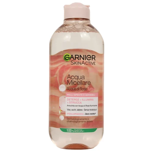 GARNIER ACQUA MICELLARE ILLUMINANTE ACQUA DI ROSE 400 ML