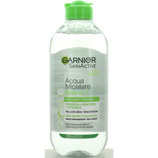 GARNIER ACQUA MICELLARE TUTTO IN 1 PELLI NORMALI O MISTE 400 ML