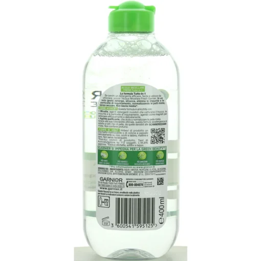 GARNIER ACQUA MICELLARE TUTTO IN 1 PELLI NORMALI O MISTE 400 ML