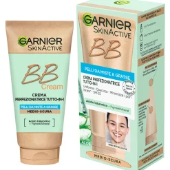 GARNIER BB CREAM CREMA PELLI DA MISTE A GRASSE PERFEZIONATRICE TUTTOin1 MEDIO-SCURA 50 ML